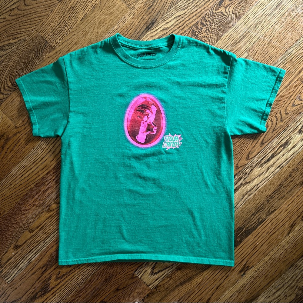 Lady Gaga & Blackpink - Sour Candy - Green T-Shirt